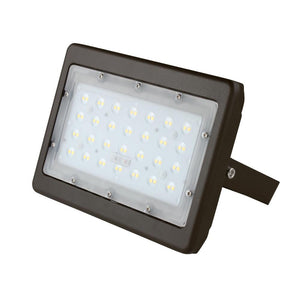50W LED Flood Light, 6250lm Super Bright Security Light, 5700K, IP65 Waterproof, Bronze Finish, U-Bracket Mount