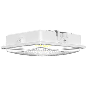 LED Canopy Light 35W 5000K Daylight 4550LM IP65 Waterproof 0-10V Dim 120-277VAC UL Listed Surface or Pendant Mount, for Gas Stations Outdoor Area Light White