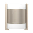 Load image into Gallery viewer, Brushed Nickel Wall Sconce Light with White Glass Shade