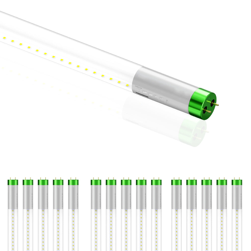 48-Inch T8 LED Tube Light Bulbs – 22W, G13 Bi-Pin, 4000K–6500K, 2400 Lumens, 4 Ft