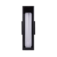 Load image into Gallery viewer, LED Outdoor Wall Sconce, Matte Black Finish, 12W, ETL Listed - Wet Location, Dimmable