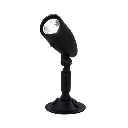 10W Outdoor LED Wall Spot Light, Dimmable, 900 Lumens, Textured Black Finish, ETL Listed