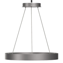 Load image into Gallery viewer, Modern Round Chandeliers with unique design Shade, 49W, 3000K, 2450LM, Dimmable, Pendant Mounting, CRI: 80+, Aluminum Body Finish