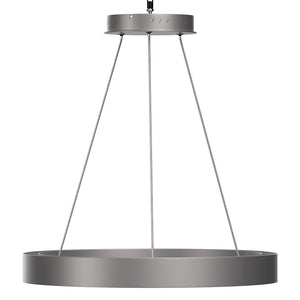 Modern Round Chandeliers with unique design Shade, 49W, 3000K, 2450LM, Dimmable, Pendant Mounting, CRI: 80+, Aluminum Body Finish