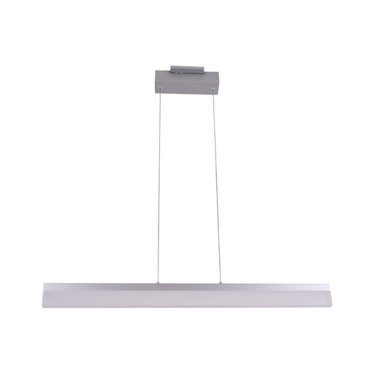 Linear Rectangular Pendant Lighting Fixture, 17W, 3000K (Warm White), 1137LM, Dimension: 36.1''x71''