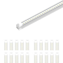 Load image into Gallery viewer, T8 4ft led tube 22w V Shape Integrated 2 Row 5000k clear