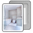 Load image into Gallery viewer, LED Lighted Shelf Mirror, Touch Switch, Defogger and CCT Remembrance, Raven Style
