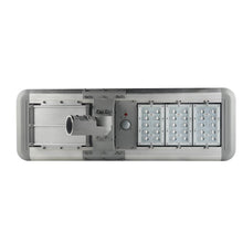 Load image into Gallery viewer, 30W Outdoor LED Solar Street Light, 6500K, 3800LM, IP66, 18VDC, Adjustable Mount, Silver, Solar Powered Security Light, For Parking Lot, Yard, Garden, Street, Deck