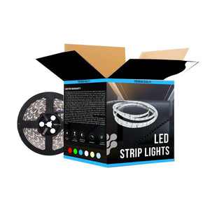 Outdoor LED Strip Lights SMD 3528, 12V, IP65, Dimmable, 94 Lumens/ft. Weatherproof Strip Lights