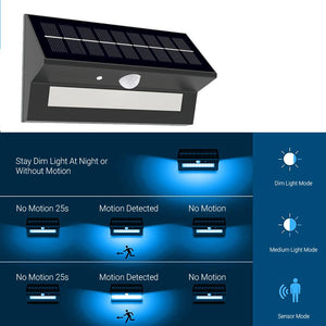 Smart LED Solar Wall Lamp with PIR Sensor (HY39WSRB)