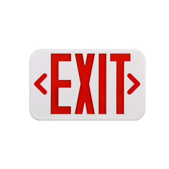 Emergency Light Exit Sign , 4W , Red Large Size , UL Listed