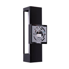 Load image into Gallery viewer, LED Outdoor Wall Sconce, Matte Black Finish, 12W, ETL Listed - Wet Location, Dimmable