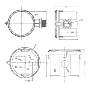 360å¡ 3 Step Dimming Motion & Daylight Sensor for Linear High bay - 49ft max height - LEDMyplace