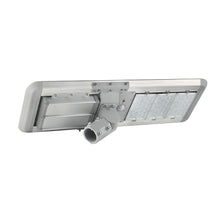 Load image into Gallery viewer, 30W Outdoor LED Solar Street Light, 6500K, 3800LM, IP66, 18VDC, Adjustable Mount, Silver, Solar Powered Security Light, For Parking Lot, Yard, Garden, Street, Deck