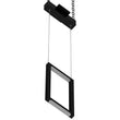 Load image into Gallery viewer, Dimmable LED Rectangle Pendant Chandelier Ceiling Light Fixture, 18W, 3000K, 900LM, For Living Room Dining Room Office Room