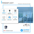 Load image into Gallery viewer, 4-Lights Chandelier Lighting Fixture, Clear Glass Chandelier for Kitchen, Coffee Bar, E26 Base