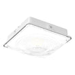 Load image into Gallery viewer, LED Canopy Light 75W 5000K Daylight 9750LM IP65 Waterproof 0-10V Dim 120-277VAC UL Listed Surface or Pendant Mount, for Gas Stations Outdoor Area Light, White