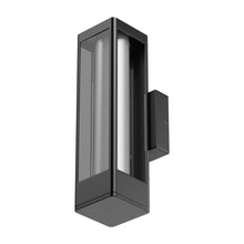 Load image into Gallery viewer, LED Outdoor Wall Sconce, Matte Black Finish, 12W, ETL Listed - Wet Location, Dimmable
