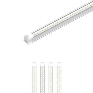 T8 8ft V shape LED tube 60w Integrated 5000k Clear