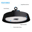Load image into Gallery viewer, Round UFO LED High Bay Lights, 240W, 5700K, 36000 LM, IP65 Waterproof, LED Warehouse Lights