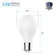 Load image into Gallery viewer, A19 Dimmable LED Light Bulb, 9.8W, ENERGY STAR, 3000K (Soft White), 800 Lumens, (E26)