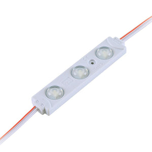 40-Pack, Red LED Modules for Illuminating Signs or Channel Letters, SMD 2835, 3LED/Mod, DC12V, 0.72W, IP65