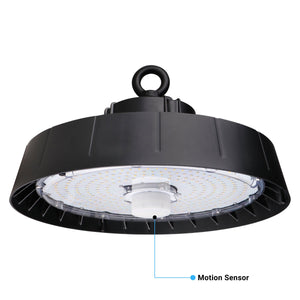 High Bay LED Light UFO LED 150W 5700K with Motion Sensor