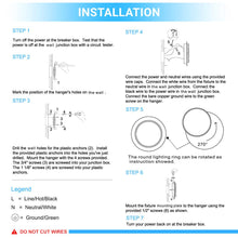 Load image into Gallery viewer, Unique Circular Wall Sconce, 11W, 3000K, Diameter 9.9 inch, Modern Round Lamp