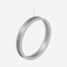 Load image into Gallery viewer, Ring 1-Light LED Unique Design Pendant, 34W, 3000K (Warm White), 1028LM, Dimmable, Aluminum Body Finish, Pendant Mounting