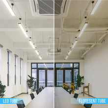 Load image into Gallery viewer, Hybrid T8 4ft LED Tube Glass 18W 2400 Lumens 5000K Clear (Check Compatibility List; Not Compatible with all ballasts)