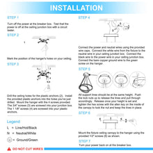 Load image into Gallery viewer, 2-Ring, Circular LED Chandelier, 60W, 3000K, 2800LM, Dimmable, 3 Years Warranty