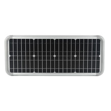 Load image into Gallery viewer, 20W Outdoor LED Solar Street Light, 6500K, 2500LM, 18VDC, IP66, Adjustable Mount, Silver