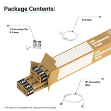 Load image into Gallery viewer, T8 4ft led tube 22w V Shape Integrated 2 Row 5000k clear