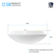 Load image into Gallery viewer, Mushroom Shape LED Flush Mount - 1050 Lumens - 10.5 Inch - Dimmable - Round Ceiling Light