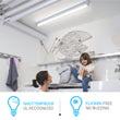 Load image into Gallery viewer, T8 4ft 18W LED Tube 5000K Frosted 2520 Lumens Single Ended Power