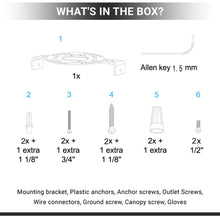 Load image into Gallery viewer, Bright White - Indoor LED Ceiling Lights - 26W - 3000K-6500K - 1300LM - Dimmable - Simple Close to Ceiling Fixtures - 2-Ring Shape