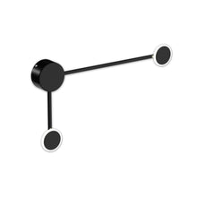 Load image into Gallery viewer, Integrated LED Wall Sconces Lighting in Matte Black Body Finish, 6W/head, 3000K, 300LM/head, Integrated LED Light Combination, Dimmable