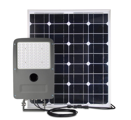 LED Solar Flood Light Set ; 60W w/ 120W solar Panel ; 6000K - WENLIGHTING