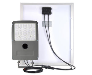 LED Solar Flood Light Set ; 60W w/ 120W solar Panel ; 6000K - LEDMyplace