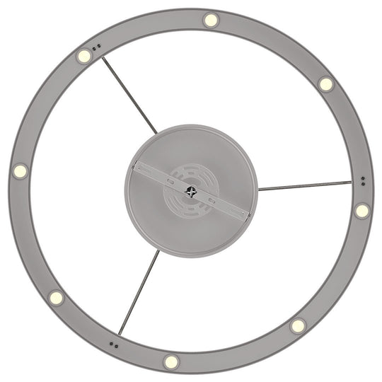 Modern Round Chandeliers with unique design Shade, 49W, 3000K, 2450LM, Dimmable, Pendant Mounting, CRI: 80+, Aluminum Body Finish