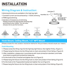 Load image into Gallery viewer, High bay UFO led 150w 4000k / warehouse lighting 20,098 Lumens