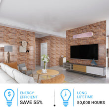 Load image into Gallery viewer, LED Wall Sconce with Brushed brown Body Finish, 26W, 3000K, 1300LM, Dimmable, Aluminum Body Material