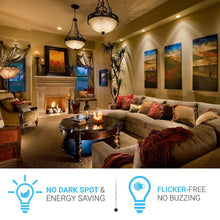 Load image into Gallery viewer, LED Light Bulbs A19 9.5 Watt 5000K 800 Lumens 120V Dimmable, General Purpose Lamp GU24 Base