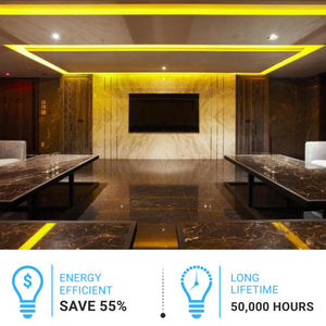 Tunable White Flexible LED Strip Light for Bedroom/Kitchen/Home Decoration - High-CRI >90 - 12V - IP20 - 378 Lumens/ft