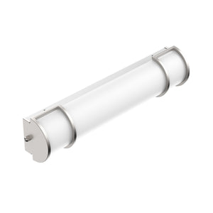 Half Cylinder LED Vanity Light Fixture, CCT Changeable (3000K/4000K/ 5000K) , White Acrylic Shade, CRI >80