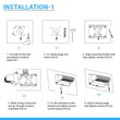 Load image into Gallery viewer, Outdoor Rotatable LED Wall Pack Light 40W 5700K 5400 Lumens, UL, DLC Listed, Bronze Finish, Waterproof Wall Light