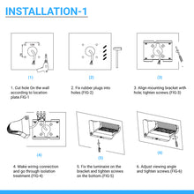 Load image into Gallery viewer, Outdoor Rotatable LED Wall Pack Light 40W 5700K 5400 Lumens, UL, DLC Listed, Bronze Finish, Waterproof Wall Light