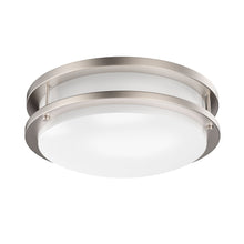 Load image into Gallery viewer, 12&quot; LED Double Ring Flush Mount ; 1050 Lumens ; Power: 18W ; 3 Color switchable (3000K/4000K/5000K)
