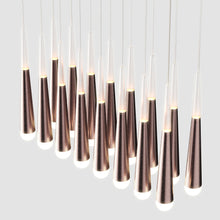Load image into Gallery viewer, 16-Light Chandelier, Industrial Hanging/ Suspension Light Fixture, 112W, 3000K(warm white), 5600LM, Island Pendant Light, Dimmable