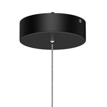 Load image into Gallery viewer, Round Plate Pendant Light, 41W, 3000K, 2225LM, Diameter 17.3&quot; x 55&quot;H, Dimmable, Pendant Mounting